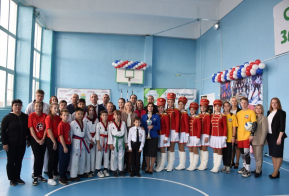 Первые соревнования прошли в обновленном спортзале школы поселка Дурмин