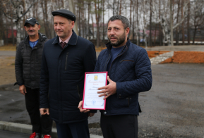 В селе Троицкое Нанайского района открылись теннисные корты