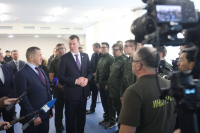 Перейти к новости Юрий Трутнев и Михаил Дегтярев поздравили первый поток курсантов Хабаровского реготделения центра «ВОИН» с окончанием обучения