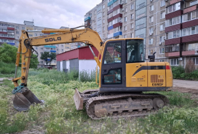 В Комсомольске-на-Амуре начался ремонт дворов на средства президентской единой субсидии