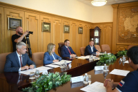 Глава региона провел рабочую встречу с руководителем ФГКУ 