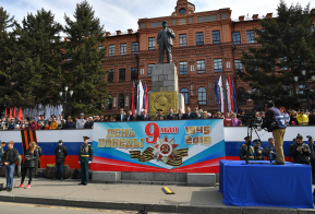 В краевой столице состоялся парад Победы
