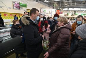 Врио губернатора отошел от плана, проверяя цены в Комсомольске-на-Амуре