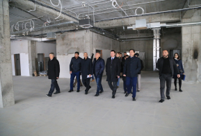 Строительство объектов Регионального центра развития спорта закончат в этом году