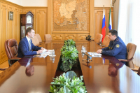 Перейти к новости Глава региона провел рабочую встречу с начальником регионального УФСИН